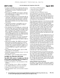 浏览型号ADSP-21992YST的Datasheet PDF文件第8页