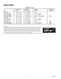 浏览型号AD8092AR的Datasheet PDF文件第6页