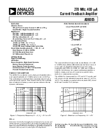 浏览型号AD8005ART-REEL7的Datasheet PDF文件第1页