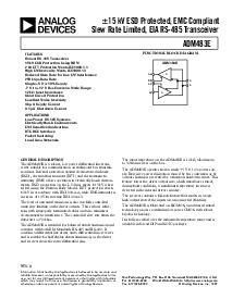 浏览型号ADM483EAR的Datasheet PDF文件第1页