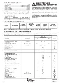 浏览型号ADS5421Y/T的Datasheet PDF文件第2页