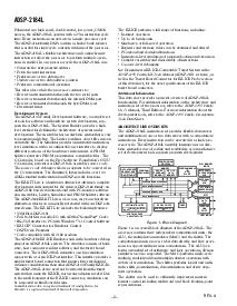 浏览型号ADSP-2184LBST-160的Datasheet PDF文件第2页