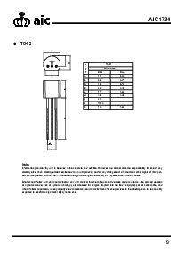 浏览型号AIC1734-18PUBG的Datasheet PDF文件第9页