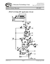 浏览型号PT2272-M4的Datasheet PDF文件第5页