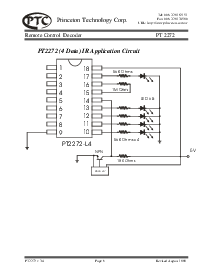 浏览型号PT2272-M4的Datasheet PDF文件第6页