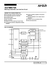 浏览型号AM79M576A的Datasheet PDF文件第1页