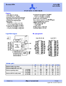 浏览型号AS7C4096-15JI的Datasheet PDF文件第1页