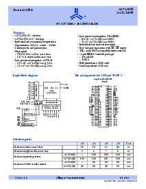 浏览型号AS7C34098-15TI的Datasheet PDF文件第1页