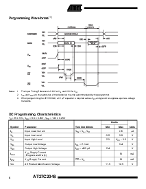 浏览型号AT27C2048-55VI的Datasheet PDF文件第6页