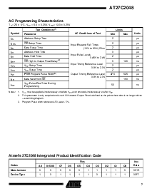 浏览型号AT27C2048-55VI的Datasheet PDF文件第7页