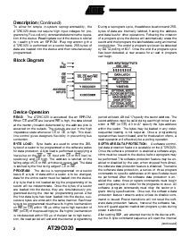 浏览型号AT29C020-12TC的Datasheet PDF文件第2页