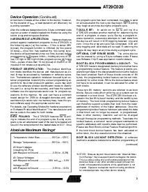浏览型号AT29C020-12TC的Datasheet PDF文件第3页