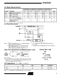 浏览型号AT29C020-90TC的Datasheet PDF文件第5页