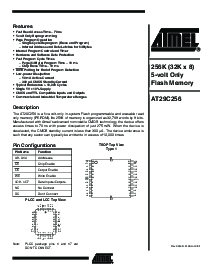 浏览型号AT29C256-15PC的Datasheet PDF文件第1页