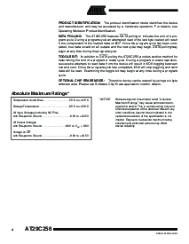 浏览型号AT29C256-12PI的Datasheet PDF文件第4页