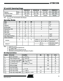 浏览型号AT29C256-12JC的Datasheet PDF文件第5页