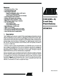 浏览型号AT29C512-70PC的Datasheet PDF文件第1页
