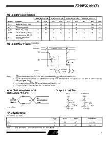 浏览型号AT49F001T-70TI的Datasheet PDF文件第7页