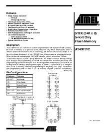 浏览型号AT49F512-70JC的Datasheet PDF文件第1页