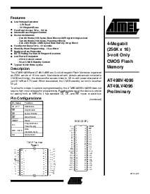 浏览型号AT49LV4096-12RC的Datasheet PDF文件第1页