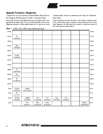 浏览型号AT89C1051U-24SC的Datasheet PDF文件第4页