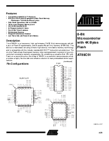 浏览型号AT89C51-24JC的Datasheet PDF文件第1页