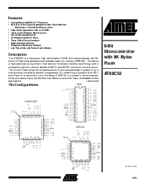 浏览型号AT89C52-20QC的Datasheet PDF文件第1页