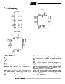 浏览型号AT89S8252-33PC的Datasheet PDF文件第2页
