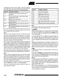 浏览型号AT89S8252-33PC的Datasheet PDF文件第4页