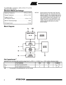 浏览型号AT93C46A-10PC-2.5的Datasheet PDF文件第2页