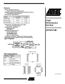 浏览型号ATF22V10B-15PC的Datasheet PDF文件第1页
