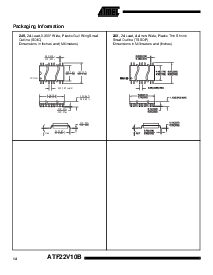 浏览型号ATF22V10B-15PC的Datasheet PDF文件第14页