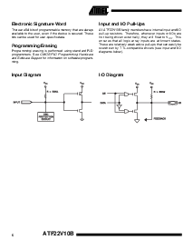 浏览型号ATF22V10B-15PC的Datasheet PDF文件第6页