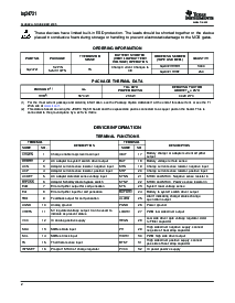 浏览型号BQ24721RHBT的Datasheet PDF文件第2页