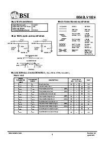 浏览型号BS62LV1024SI的Datasheet PDF文件第4页