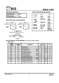 浏览型号BS62LV1024TC的Datasheet PDF文件第4页