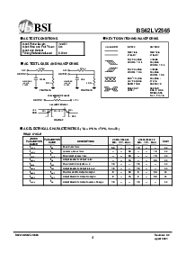 浏览型号BS62LV2565SC的Datasheet PDF文件第4页