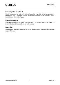 浏览型号BTS770G的Datasheet PDF文件第7页