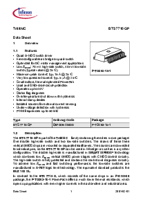 浏览型号BTS7710GP的Datasheet PDF文件第1页