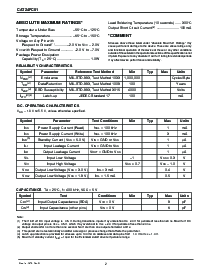 浏览型号CAT24FC01PETE13REV-F的Datasheet PDF文件第2页