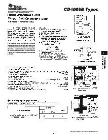 浏览型号CD4086BF3A的Datasheet PDF文件第1页
