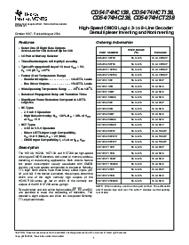 浏览型号CD74HCT238M96的Datasheet PDF文件第1页