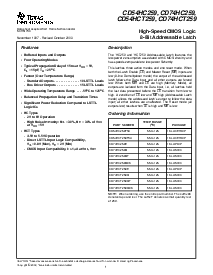 浏览型号CD74HC259M96的Datasheet PDF文件第1页