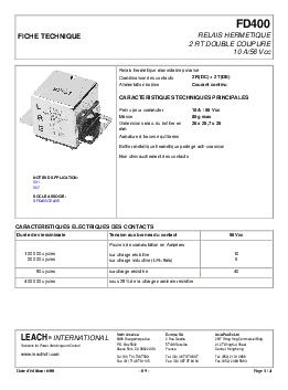 浏览型号FD400R1A的Datasheet PDF文件第1页