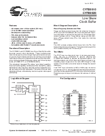 浏览型号CY7B9910-7SC的Datasheet PDF文件第1页