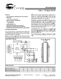 浏览型号CY7C1021CV33-15VC的Datasheet PDF文件第1页