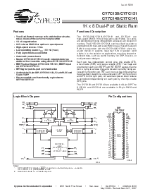 浏览型号CY7C131-35JC的Datasheet PDF文件第1页