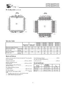 浏览型号CY7C131-35JC的Datasheet PDF文件第2页