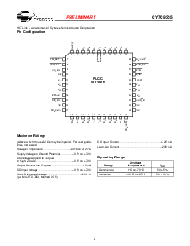 浏览型号CY7C9235-270JC的Datasheet PDF文件第2页