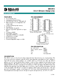 浏览型号DS1013的Datasheet PDF文件第1页